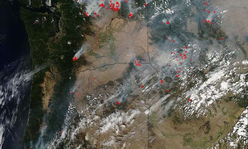 wildfires in the pacific northwest